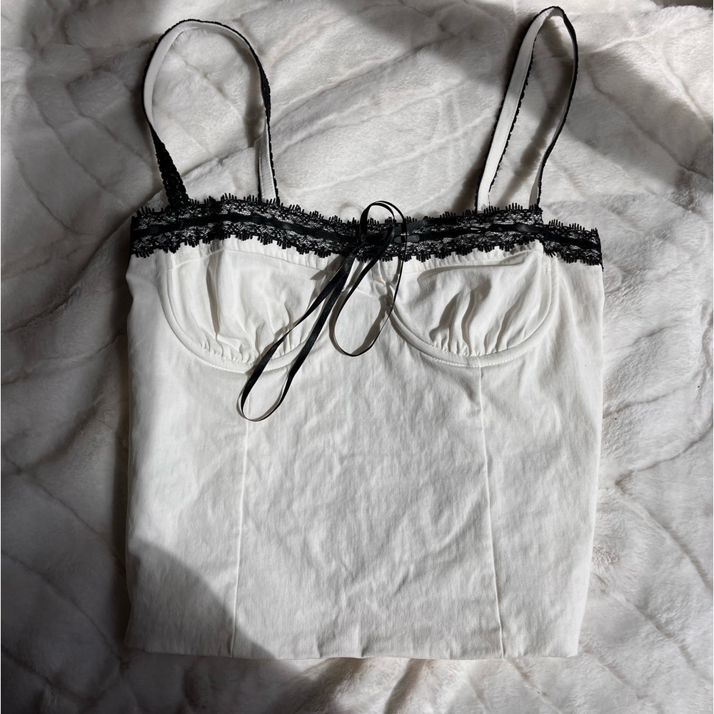 lace bustier top